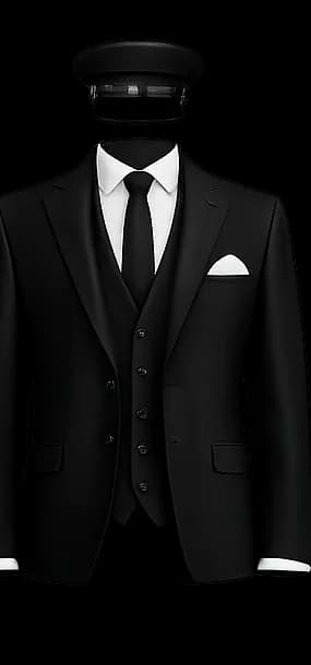 Private chauffeur suit