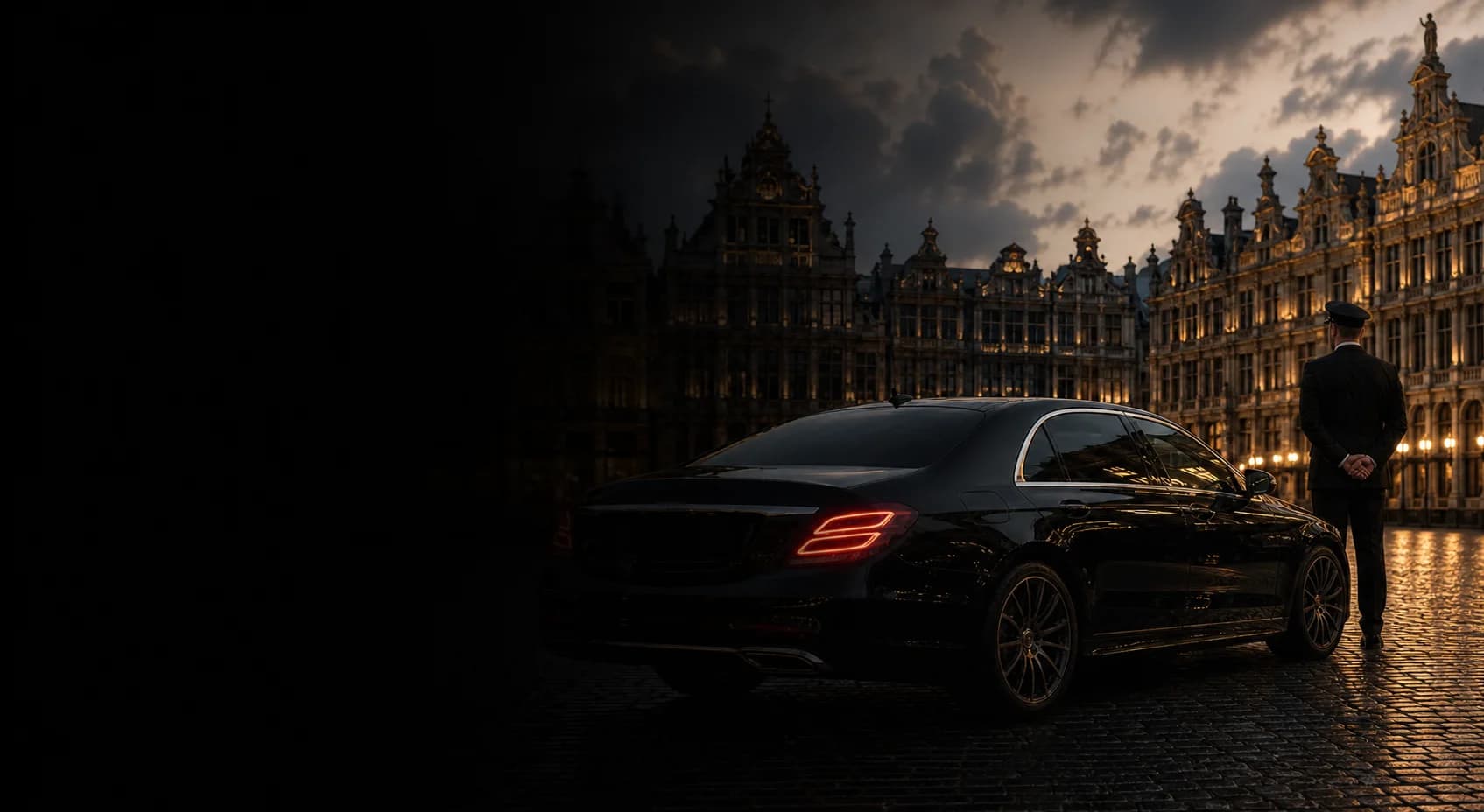 Private chauffeur at Brussels Grand Place